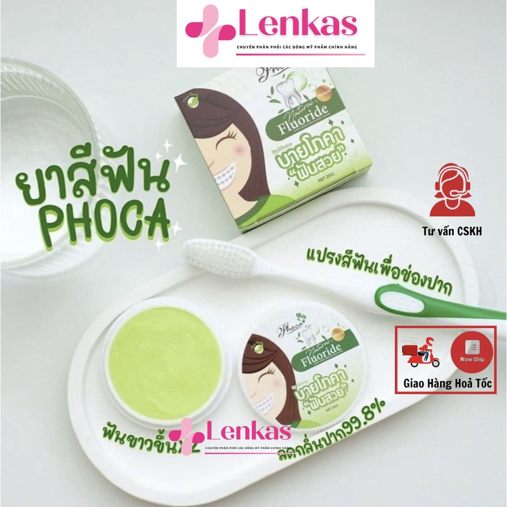 Kem Đánh Răng Thảo Dược Phoca Thái Lan 25G