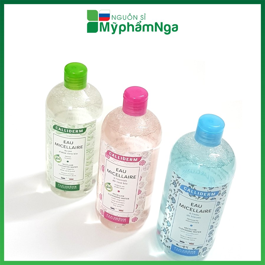 [HCM]Nước Tẩy trang Micellaire CALLIDERM Pháp 500ml (HỒNG)