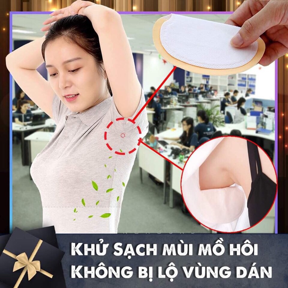 Bộ 10 Miếng dán thấm mồ hôi nách