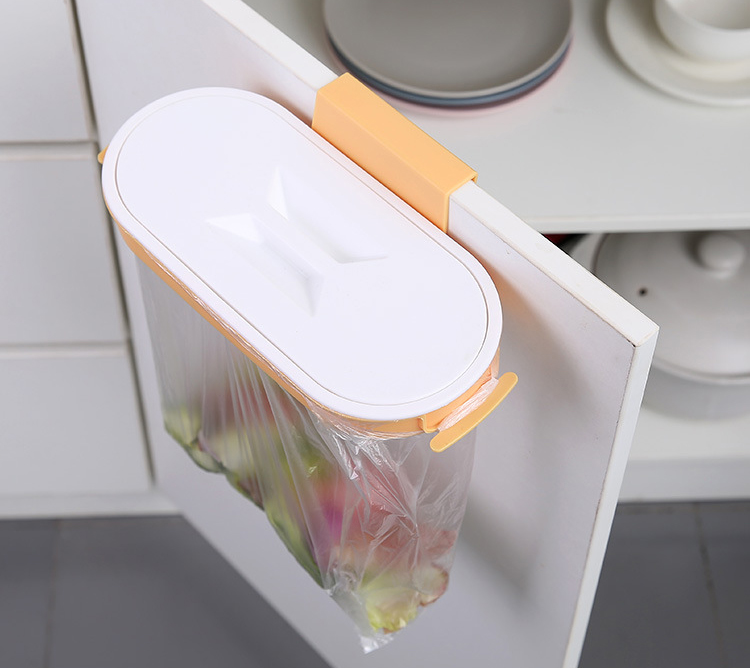 Dụng cụ đựng rác treo cửa/ giá treo túi đựng rác thông minh