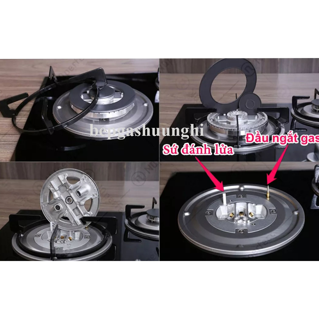 Kim sứ đánh lửa bếp gas âm cao cấp Electrolux, Torino