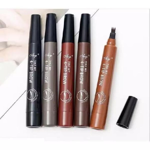 Bút chì kẻ lông mày phẩy sợi 4D Màu nâu đen