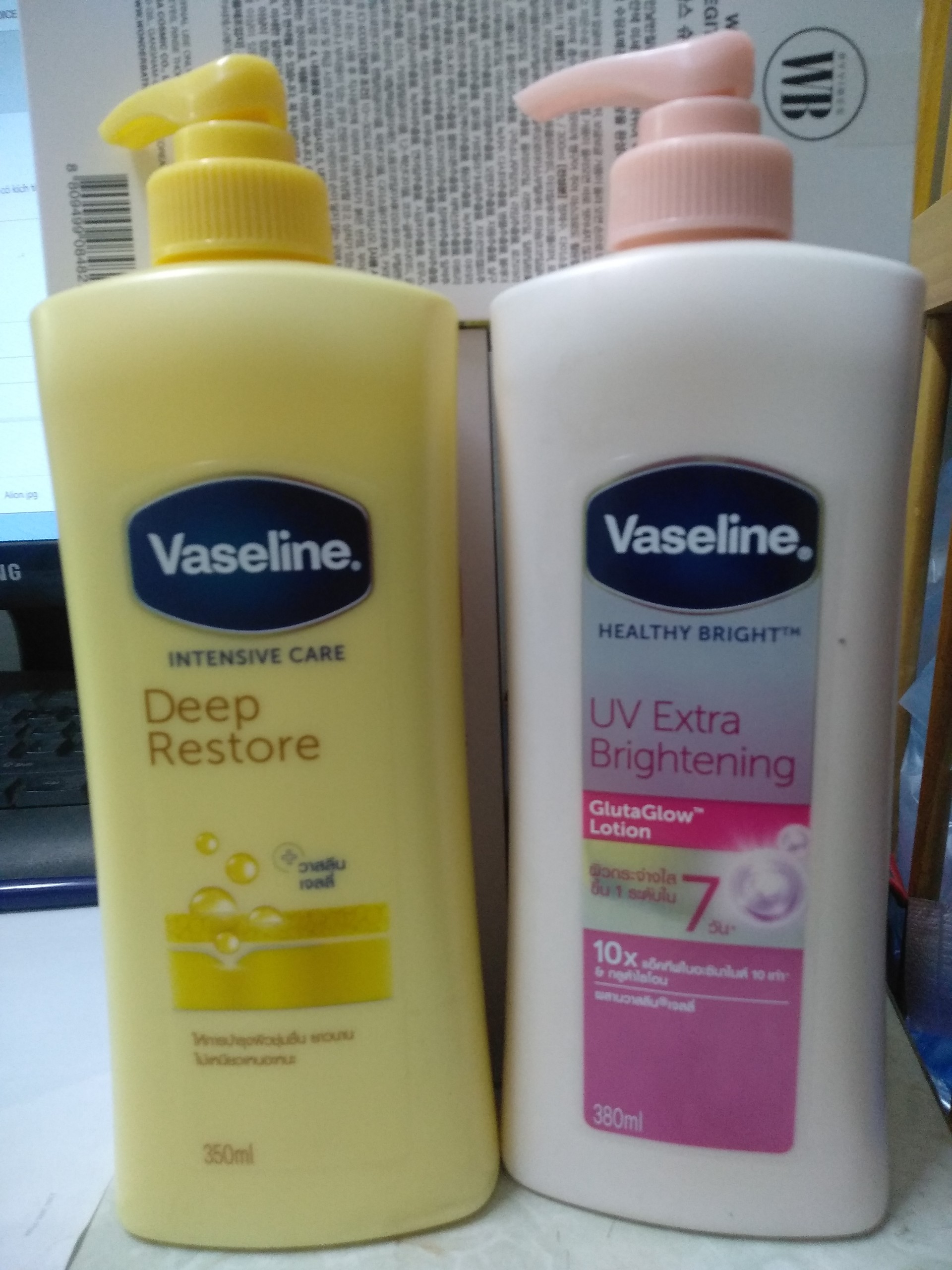 Dưỡng thể Thái Lan Vaseline 380ml
