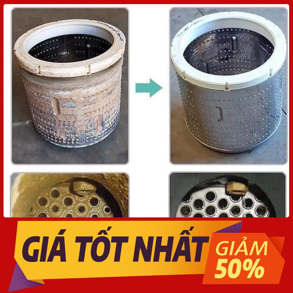 Hộp 12 viên tẩy lồng máy giặt