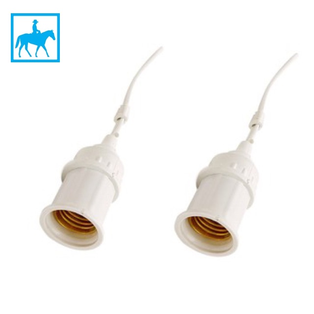 2 Đui đèn E27 tiêu chuẩn 220V Trắng
