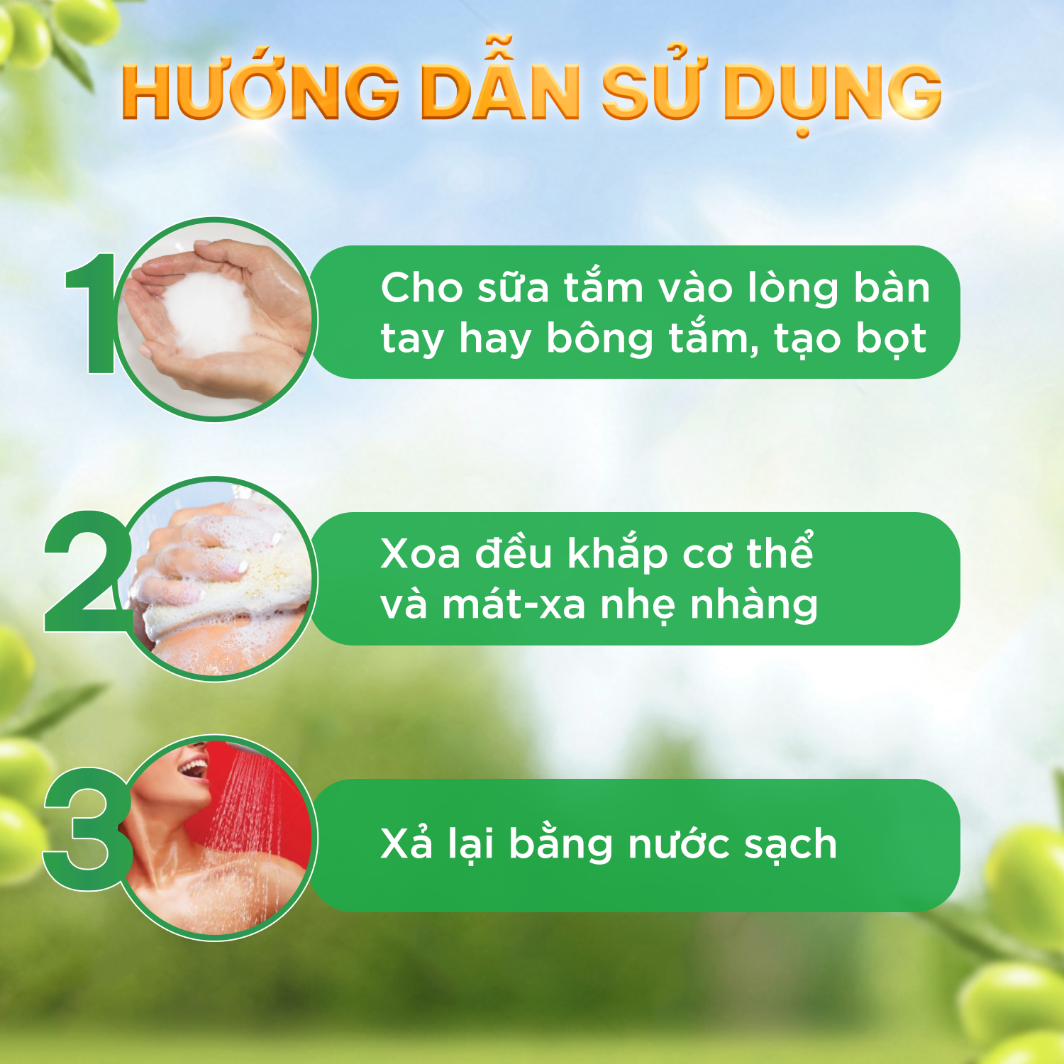 Sữa Tắm Ôliv Dưỡng Ẩm 250ml
