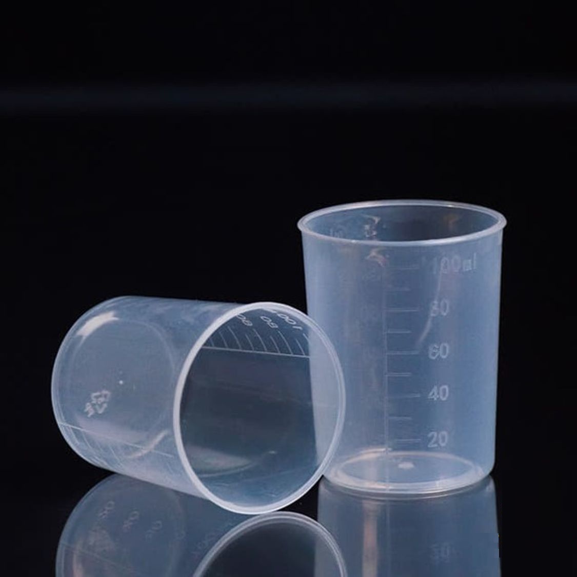Cốc đo chia vạch 100ml - Nhựa plastic