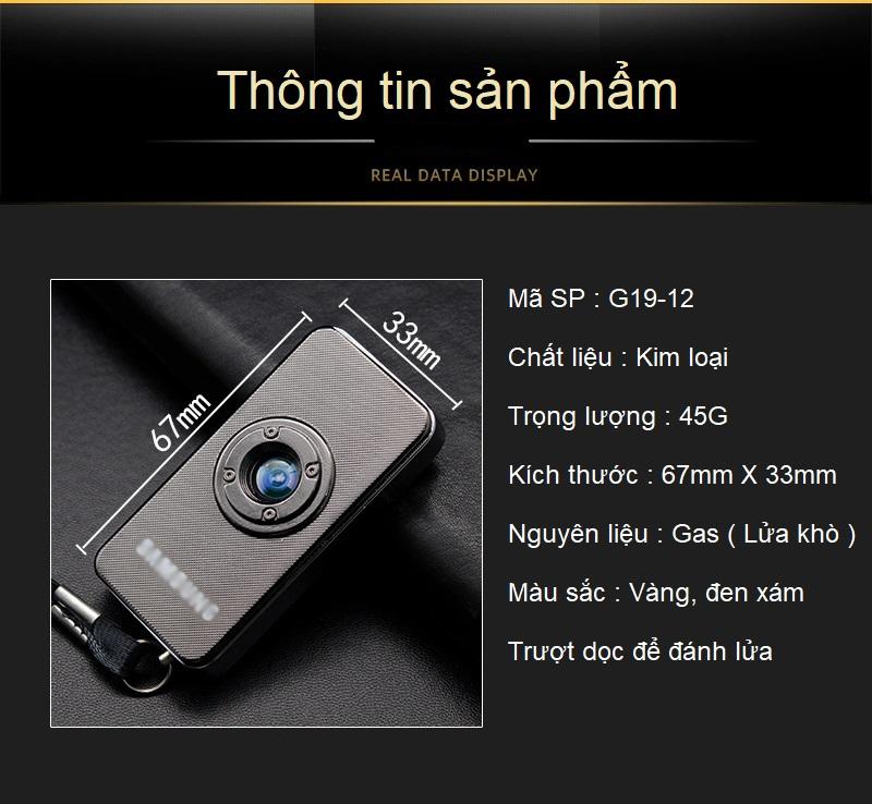 Bật lửa gas trượt dọc khắc logo SAMSUNG ( Có dây đeo )