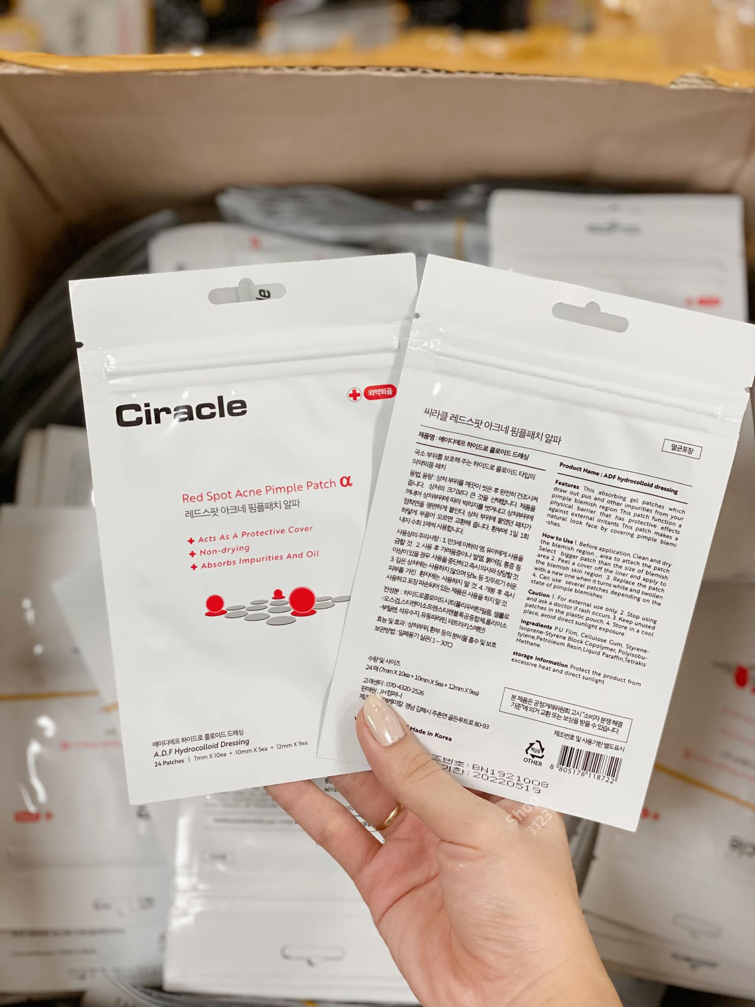 Miếng Dán Mụn Ciracle Red Spot Acne Pimple Patch (24 miếng) _ Ciracle Chính Hãng