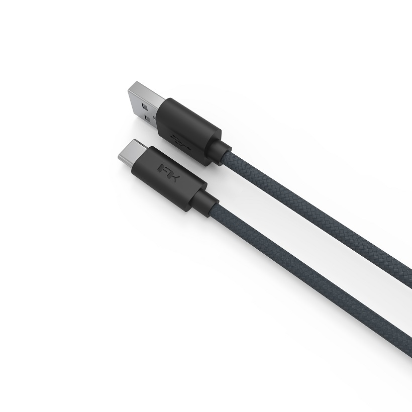 Cáp sạc USB-C to USB-A Cable Feeltek - màu đen
