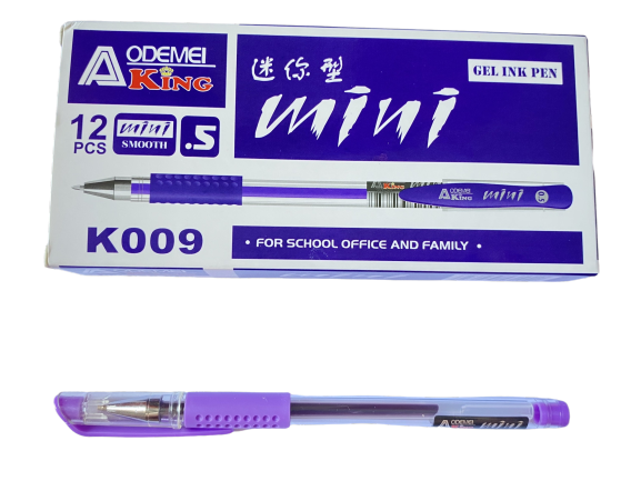 Hộp 12 cây bút gel nước mini aodemei-k009 -4 màu mực