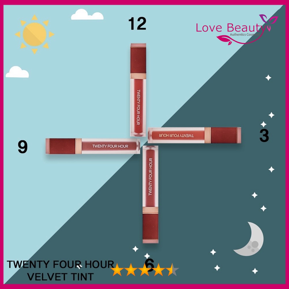 Son kem lì Phyto tree Twenty Four Hour Velvet Tint