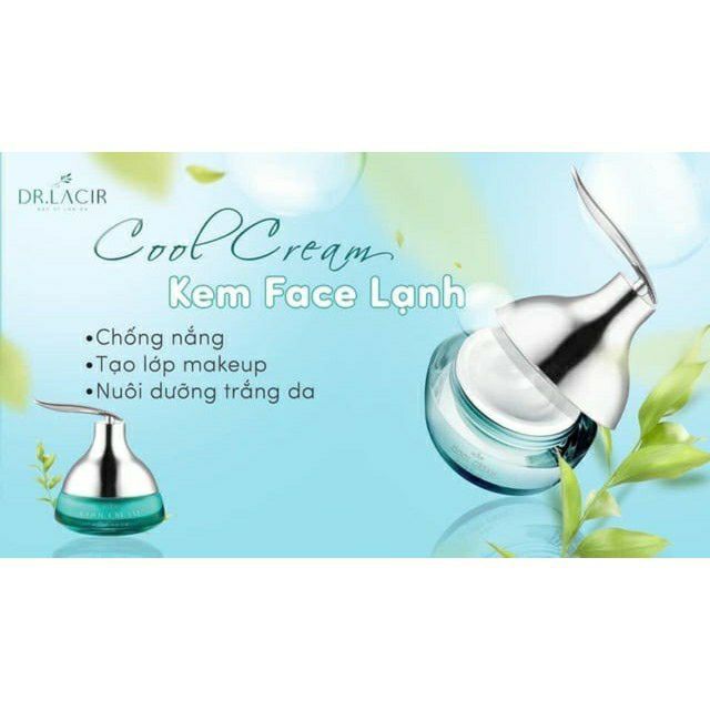 Chống nắng vật lý Dr.lacir (Kem face lạnh - cool cream)