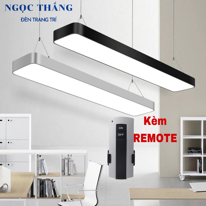 Đèn led thả trần văn phòng siêu sáng led 3 chế độ màu 60w 220v thcn218 ngọc thắng