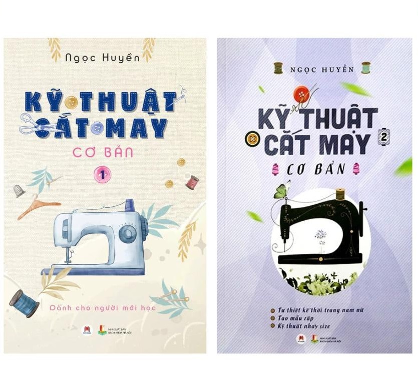 Combo Kỹ Thuật Cắt May Cơ Bản (Bộ 2 Cuốn) (HH) - Newshop