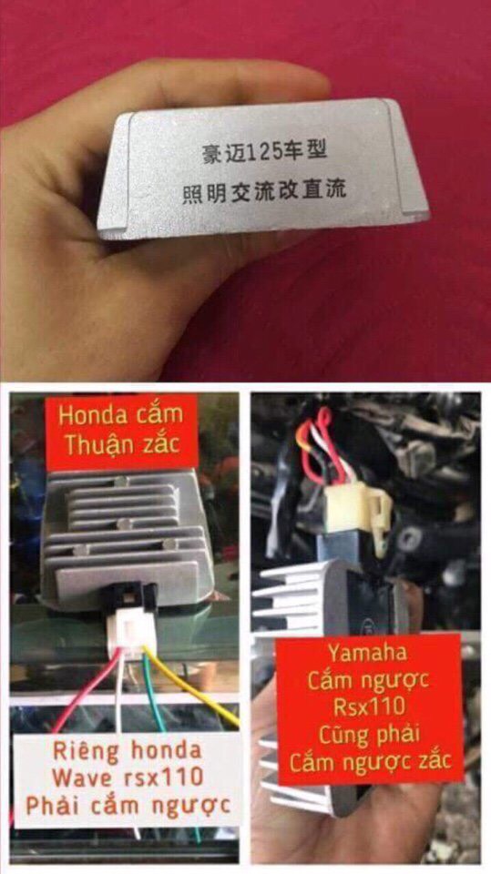 SẠC SYLAN LẮP CHO HONDA, YAMAHA ( MỌI XE)