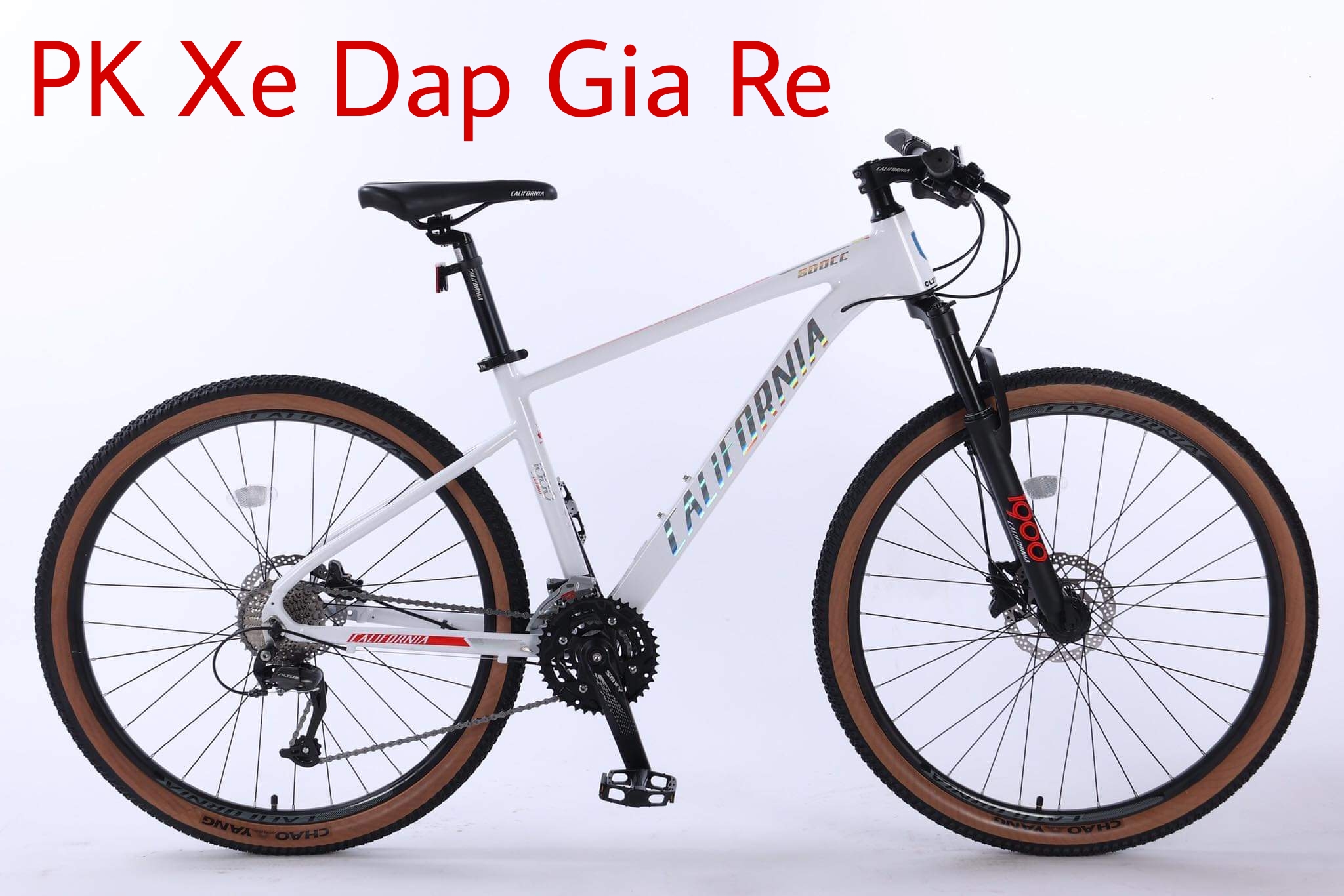 Xe đạp california 800cc, bánh 27,5 inch, khung nhôm 6061 không mối hàn cao cấp, bộ đề 27 tốc độ, xe mới bảo hành 1 năm