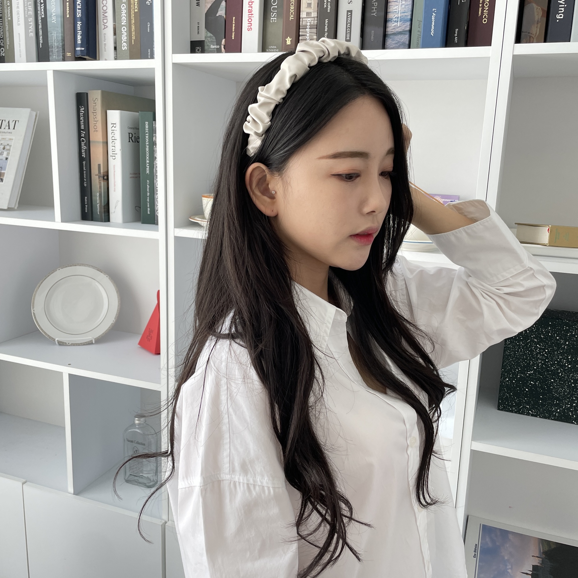 Cài tóc Leather headband Hàn Quốc