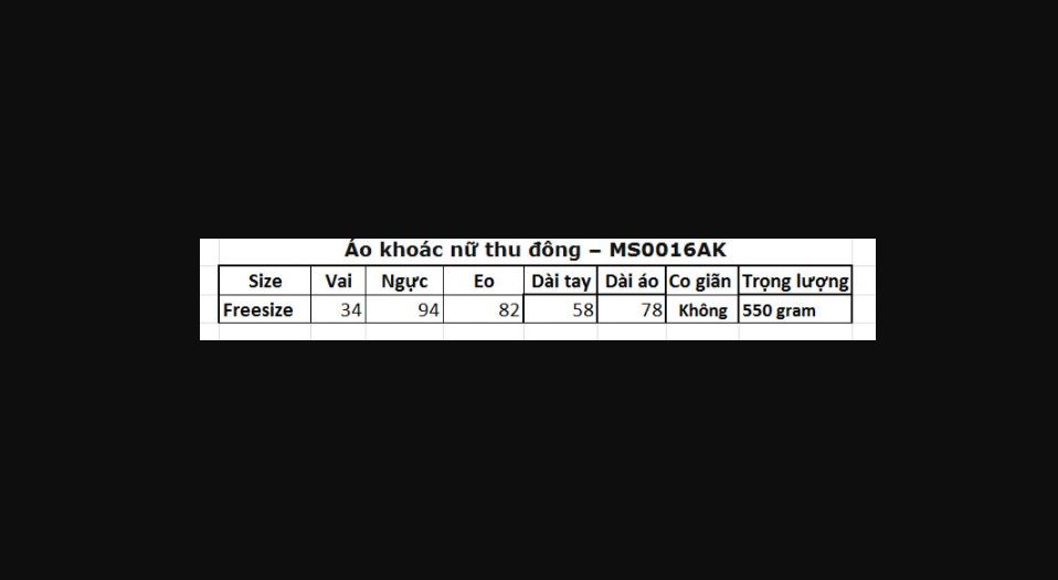[4.4 Hoàn tiền 15%][HCM]Áo khoác nữ thu đông – MS0016AK