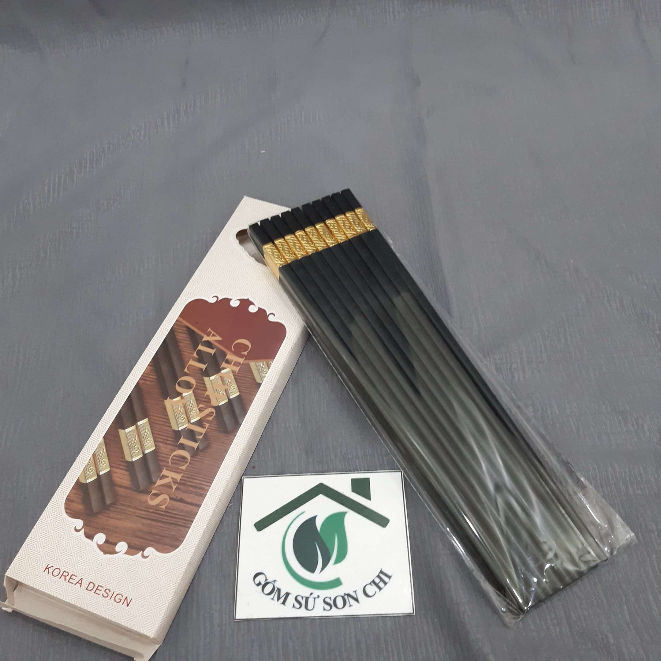Bộ 10 đôi Đũa gỗ ăn cơm các loại (Hải Yến)