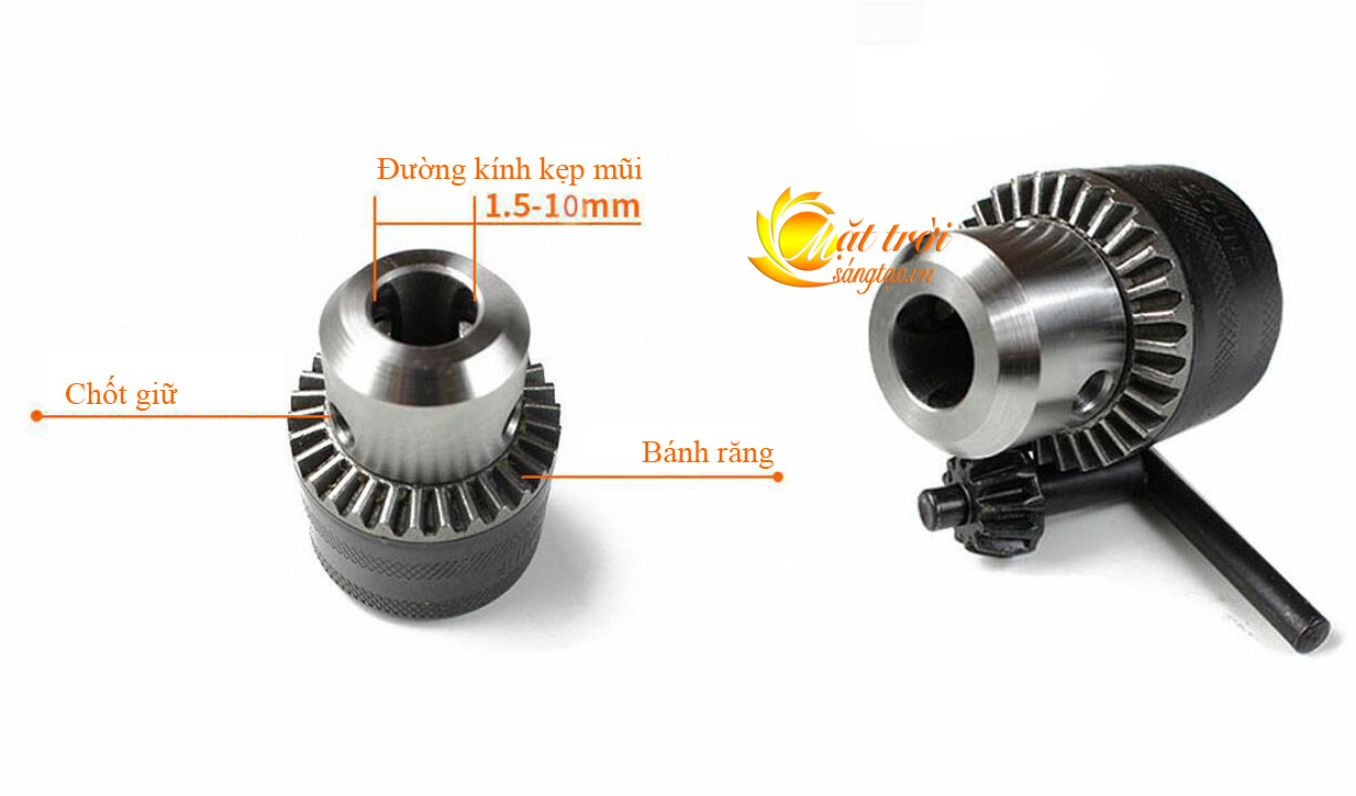 Đầu chuyển đổi máy cắt mài thành máy khoan
