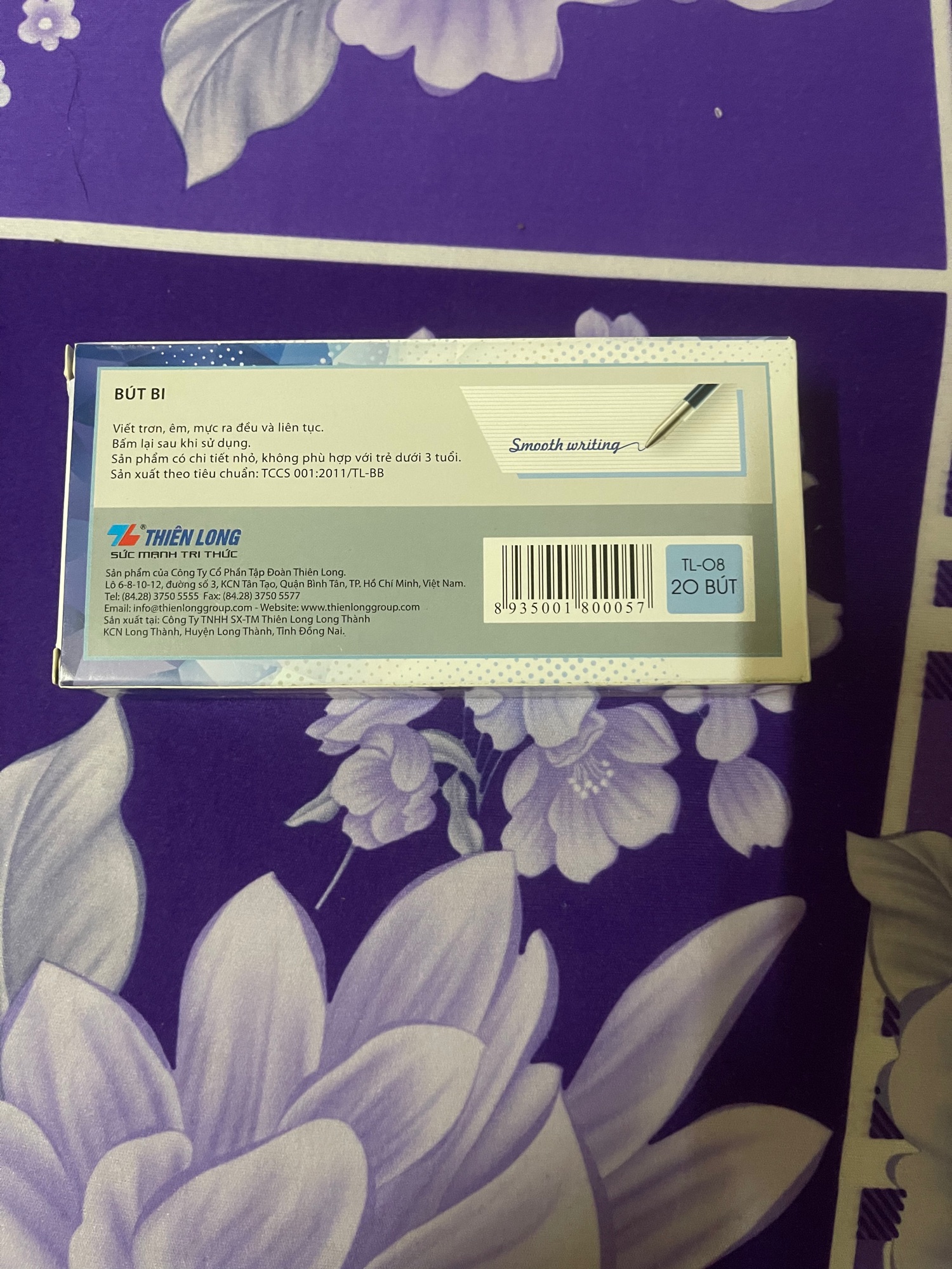 [HCM]Bút bi thiên long 0.8 ( 1 hộp 20 cây)