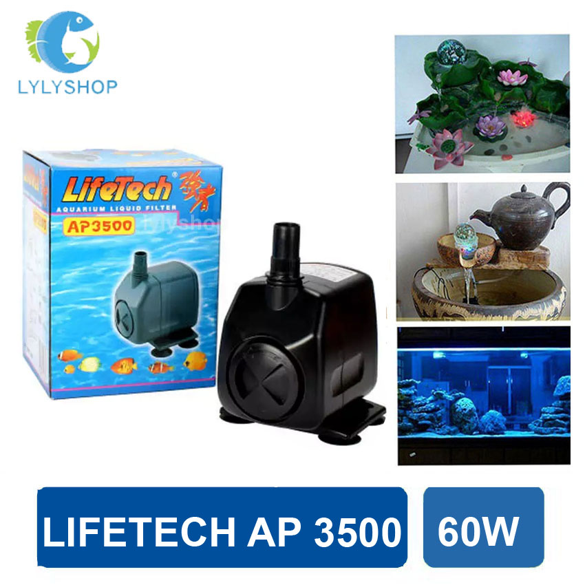 Water pump LifeTech AP3500 60W-3000l/hr high-end pump water filter aquarium fish tank landscape, pool koi, penjing. BH reputation