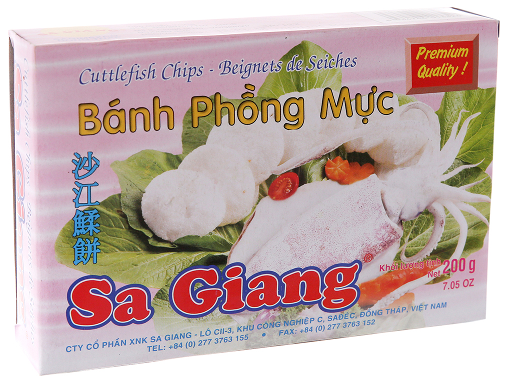 Bánh phồng mực Sa Giang 200g