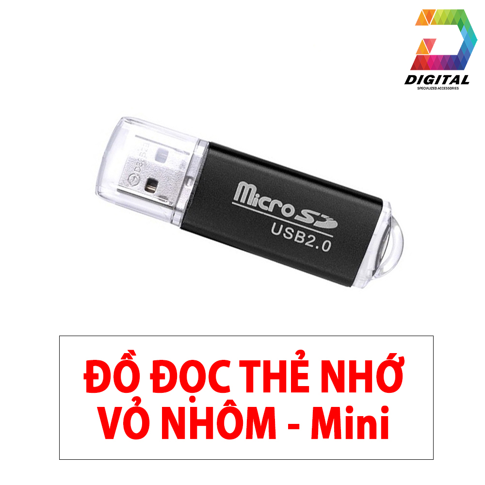 Đầu đọc thẻ nhớ vỏ nhôm xịn