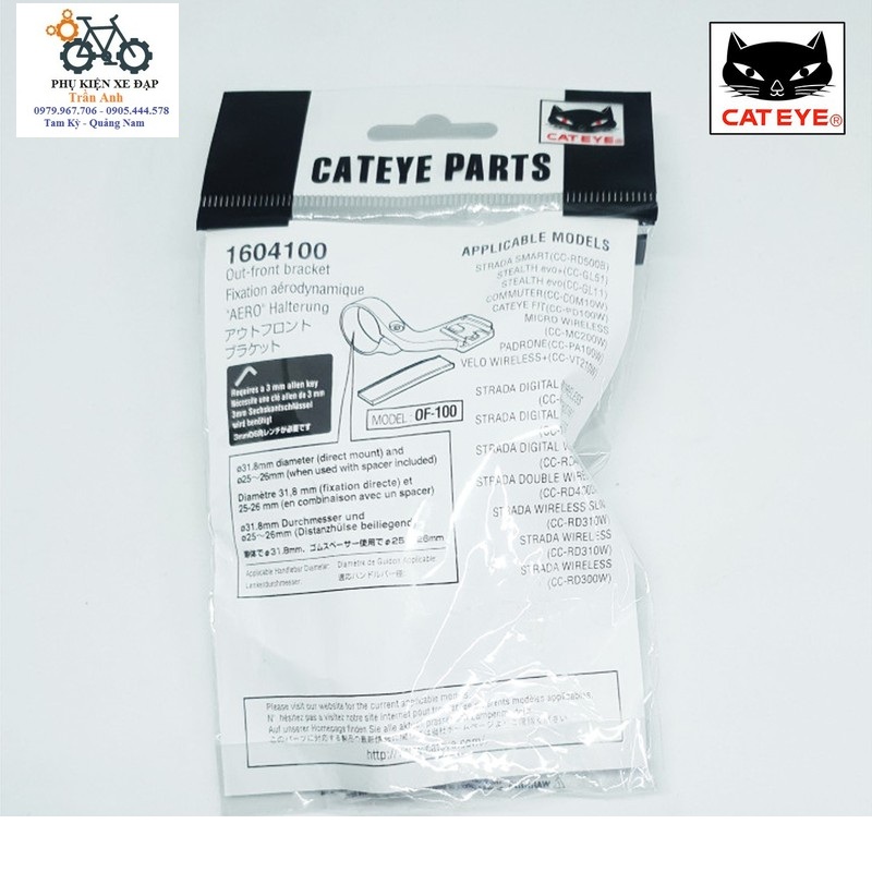 Giá Pas Bắt Đồng Hồ Xe Đạp Không Dây CATEYE - Hãng CATEYE