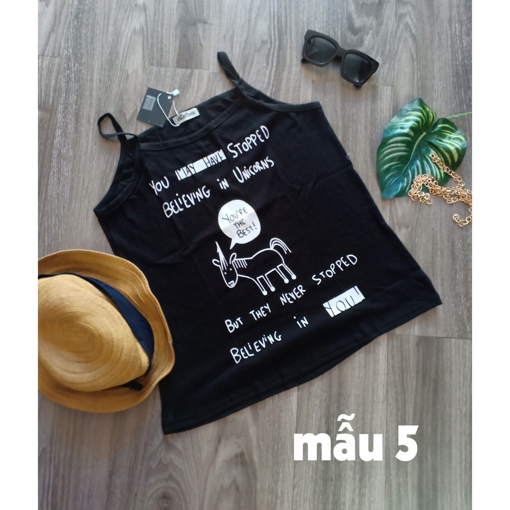 [HCM]áo 2 dây bigsize in hình( nhiều mẫu)