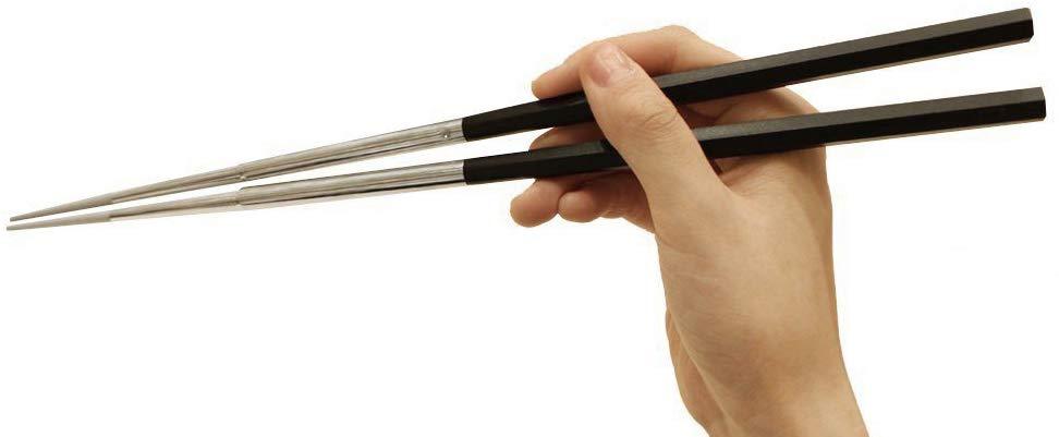 KAI - Select 100 - Stainless steel chopsticks - 33cm