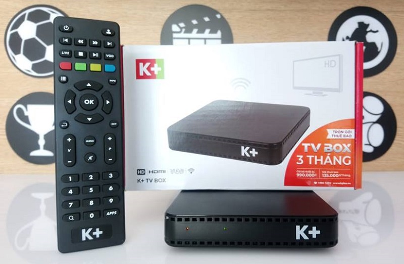 K+ TV BOX KÈM 03 THÁNG THUÊ BAO GÓI TRỌN VẸN