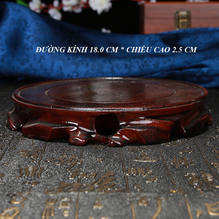 Đôn tầu bằng gỗ đặc dùng kê ấm chén trà, lư hương, chậu cây bonsai với nhiều kích thước