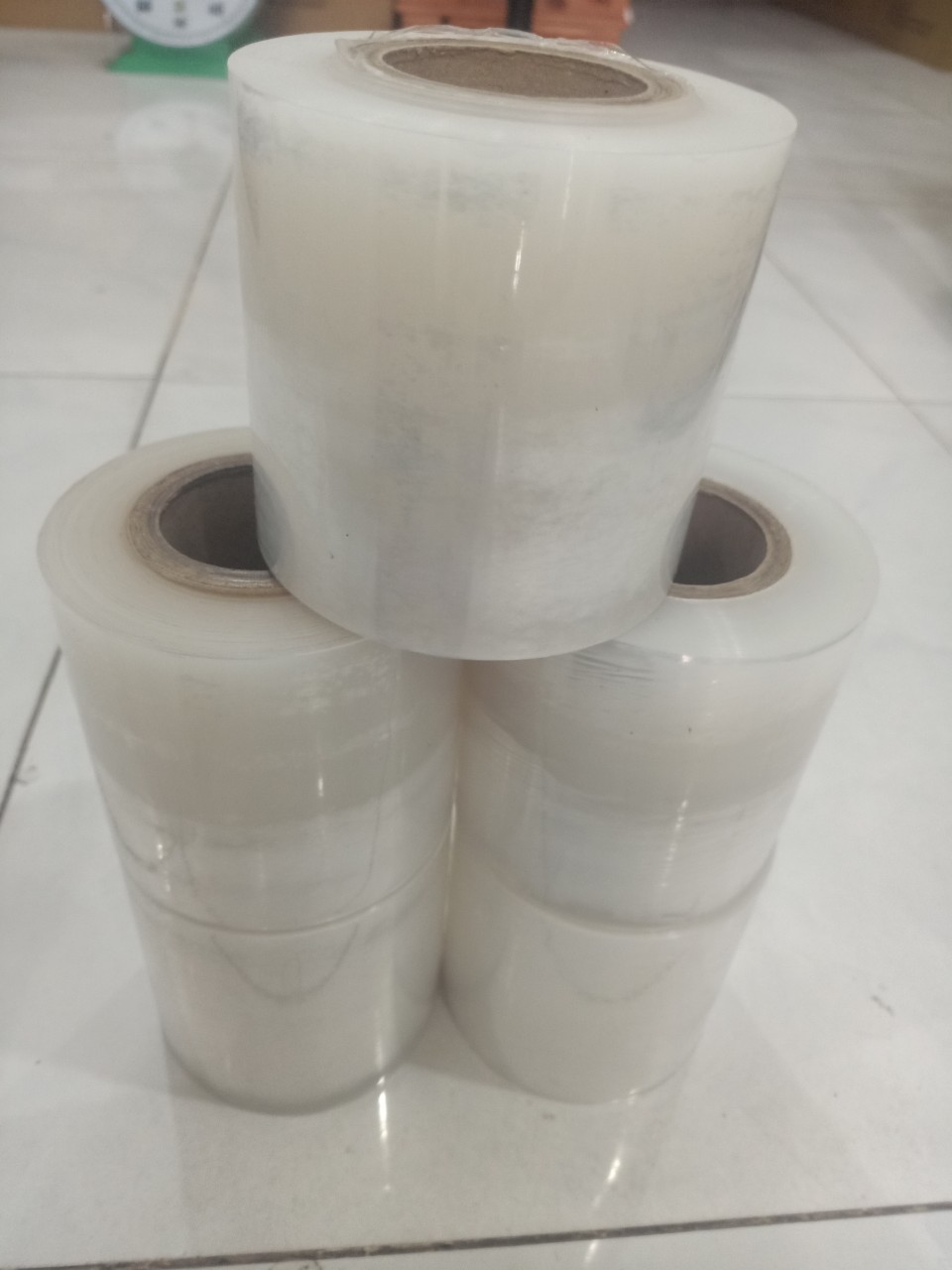 Màng PE, Màng quấn bụng 10cm, 400gr/ cuộn