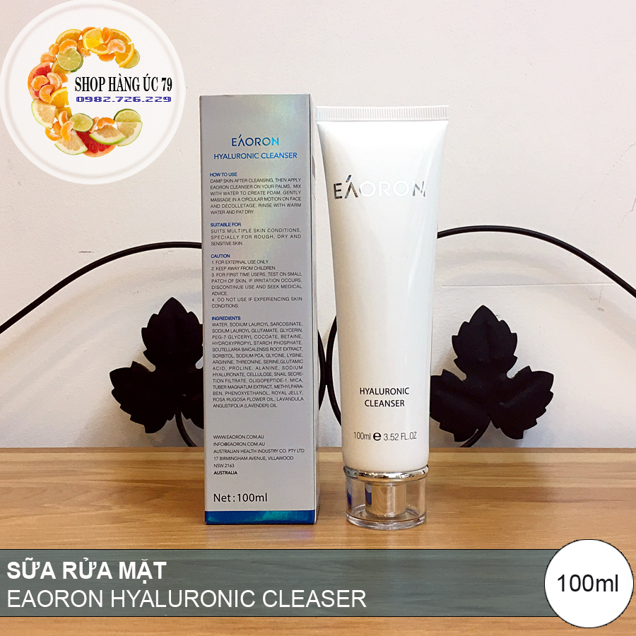 SỮA RỬA MẶT - EAORON HYALURONIC CLEANSER