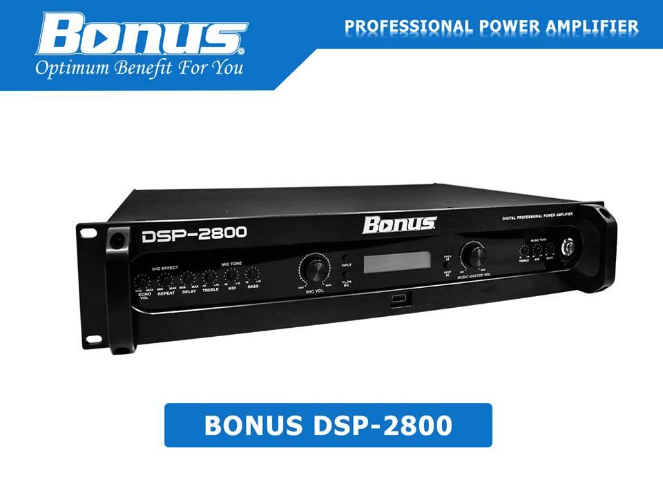 [HCM]Amply digital karaoke Bonus Audio DSP-2800 cao cấp.