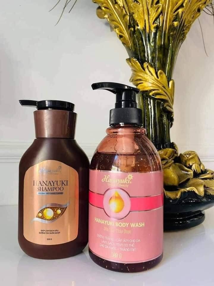 COMBO DẦU GỘI - SỮA TẮM HANAYUKI