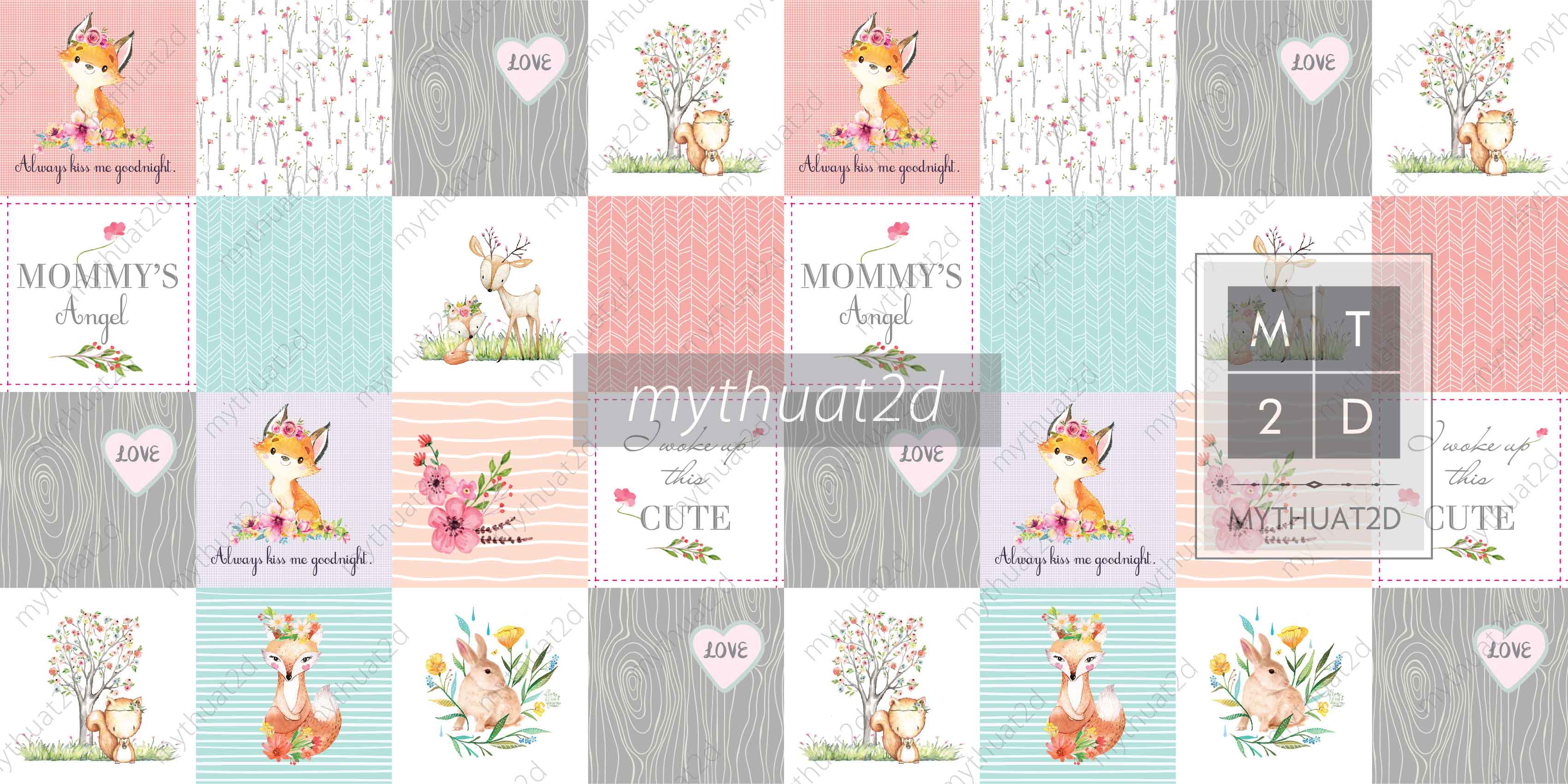 Decal gạch bông dán bếp, dán tường, dán phòng - HV126