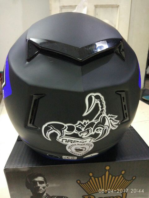 [HCM]Nón Bảo Hiểm Moto Napoli Tem bọ cạp