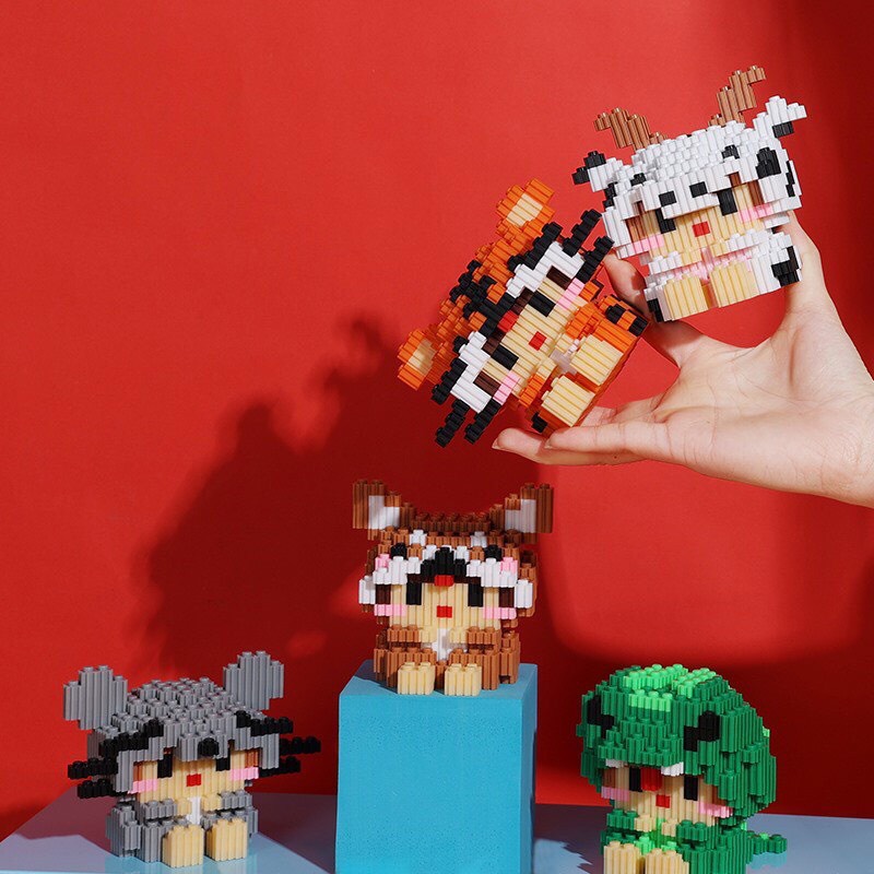 Bộ lắp ghép Lego 12 con giáp