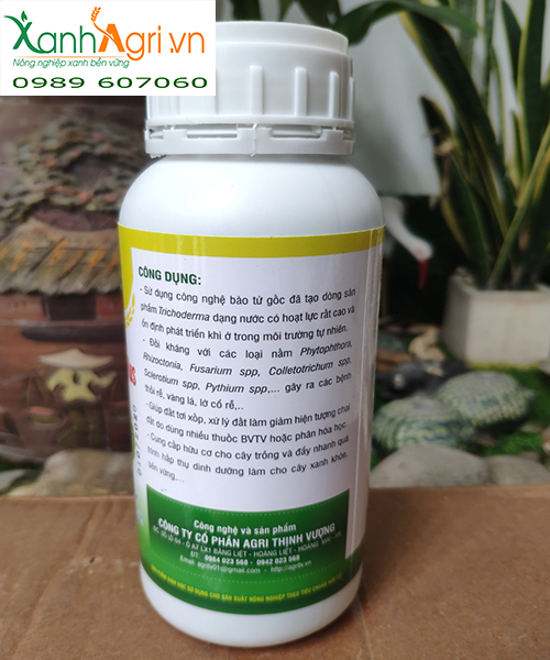[HCM]Chế phẩm Tricoderma Bacillus ủ phân phòng nấm bệnh Xanh AgriTv