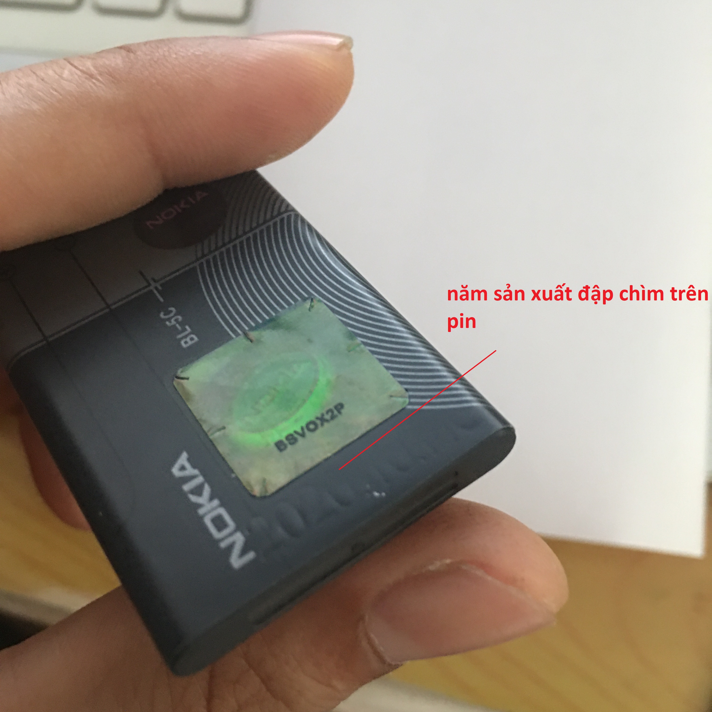 Pin BL-5C cho Nokia Cùi Bắp - 2 IC Chống Phù, Hàng XỊN