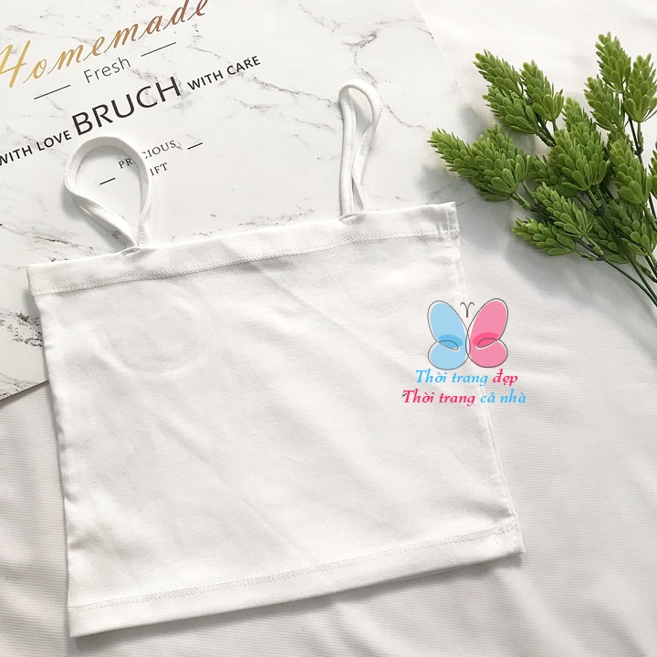 Áo 2 dây Sợi Bún  croptop từ 35-55kg