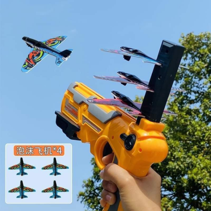 Đồ chơi sung phóng máy bay cho trẻ em , đồ chơi máy bay lượn mô hình trẻ em
