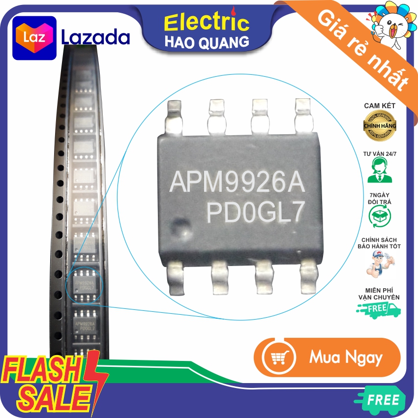Mosfet double apm 9926a ic khuyếch đại công suất cao 6.5a _ 25v