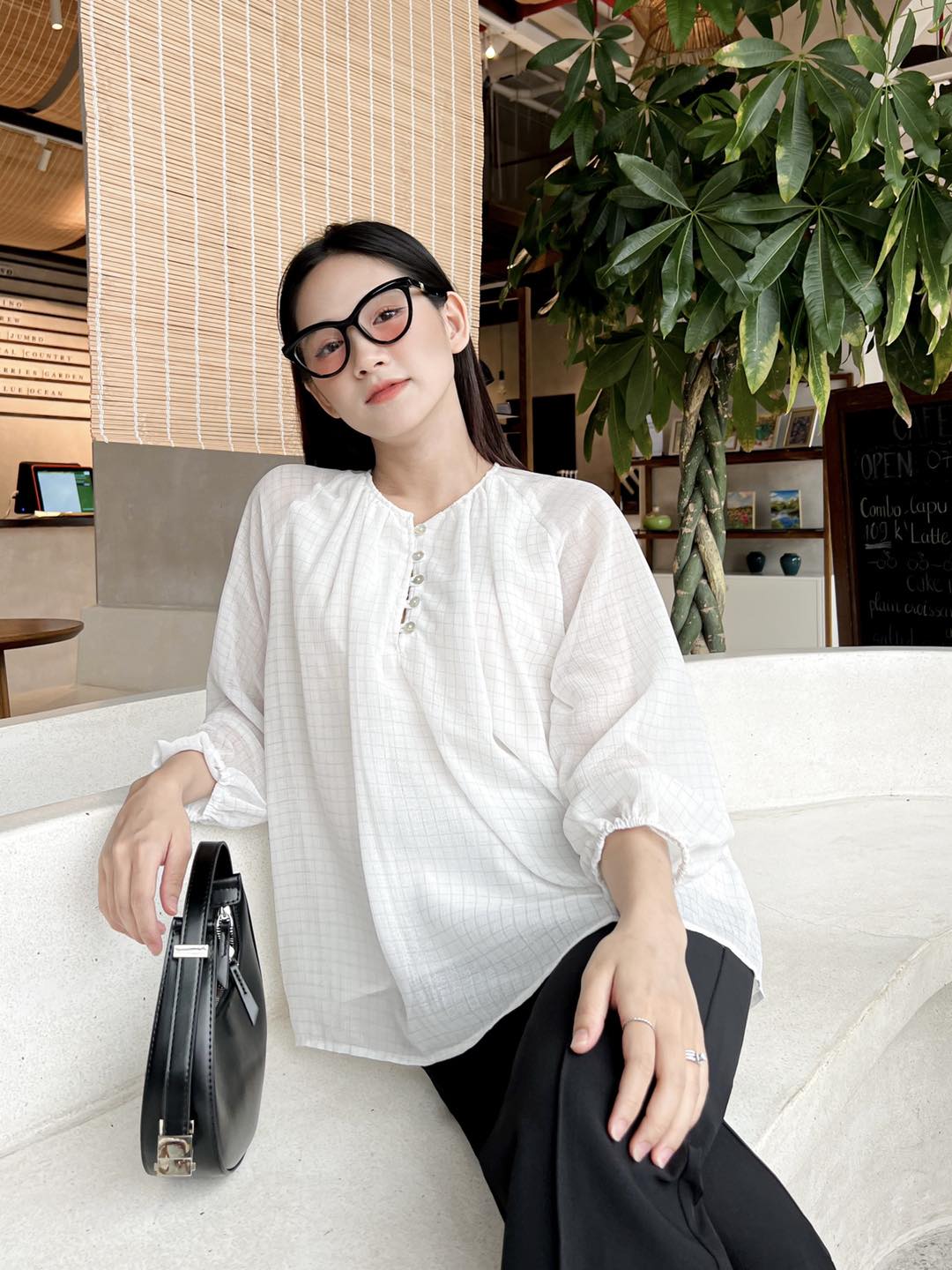 Áo MAYA- áo tay lỡ cổ tròn
