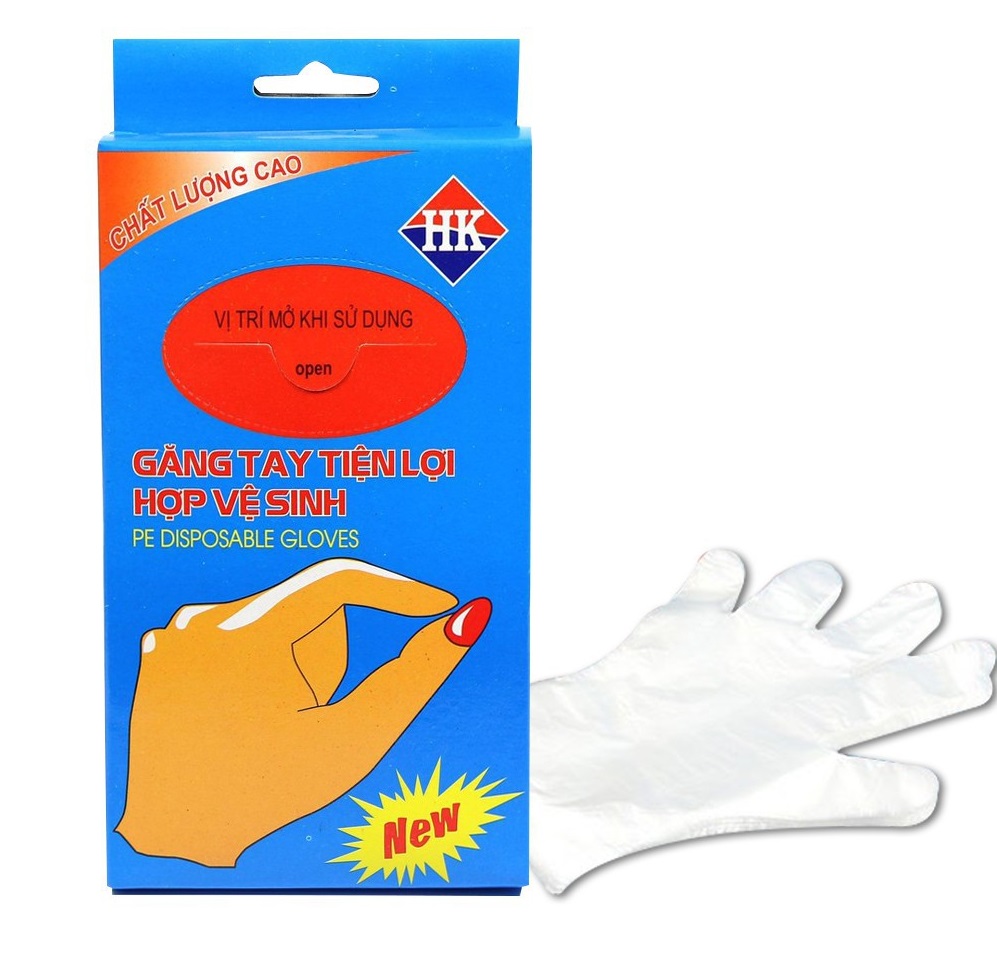 Găng tay dùng 1 lần siêu dai hộp 100 cái