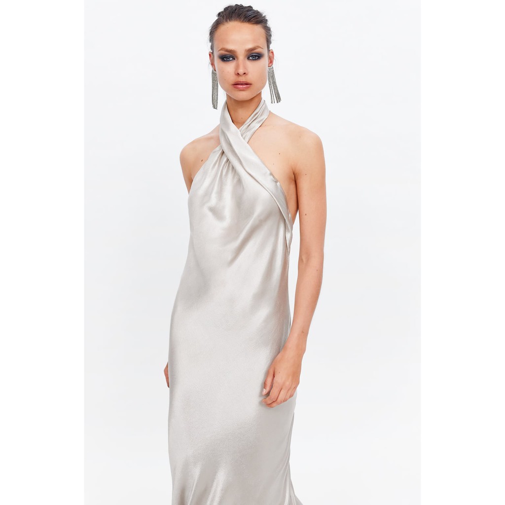 Váy ZARA LIMITED EDITION HALTERNECK Size M