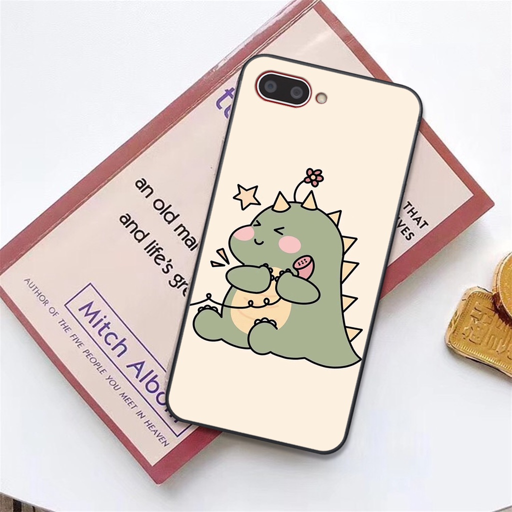 Ốp lưng Oppo A3S - A1K in hình khủng long cute